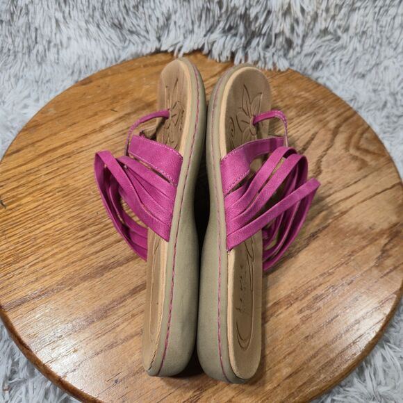 Boc Born Concept Womens Size 8M Flip Flops Strappy Pink Sandals (Winter Discount - Picture 3 of 8